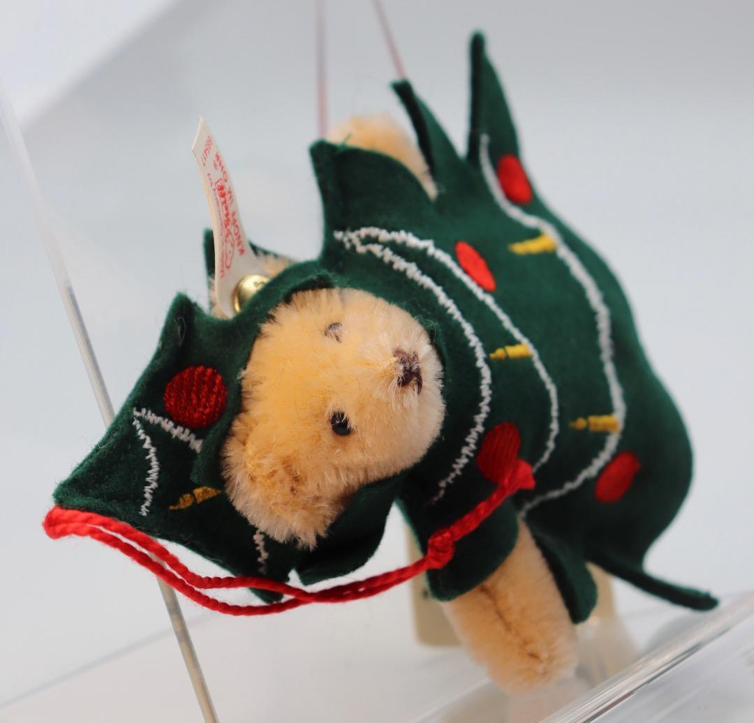 STEIFF クリスマスツリー・オーナメント・ベア1997年 ぬいぐるみ12cm