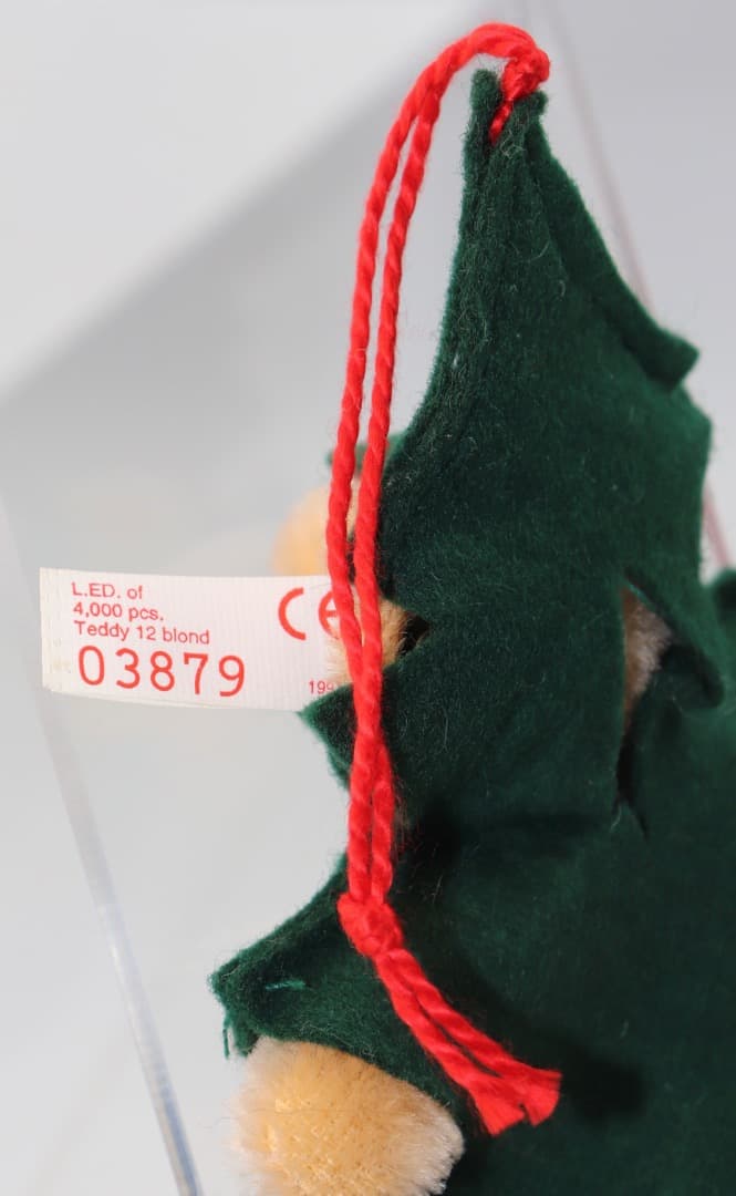 STEIFF クリスマスツリー・オーナメント・ベア1997年 ぬいぐるみ12cm