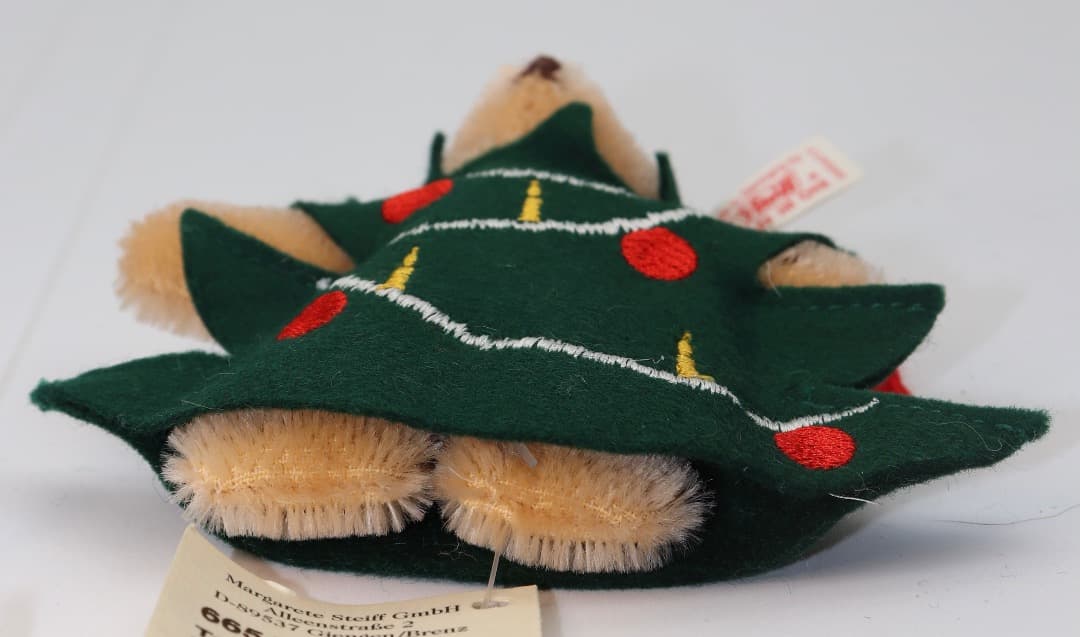 STEIFF クリスマスツリー・オーナメント・ベア1997年 ぬいぐるみ12cm