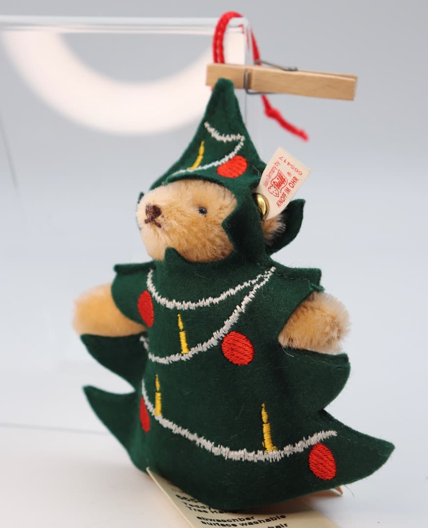 STEIFF クリスマスツリー・オーナメント・ベア1997年 ぬいぐるみ12cm