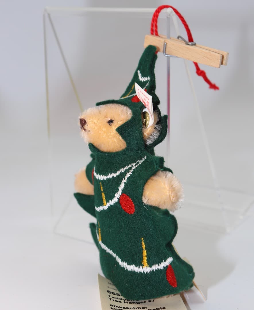 STEIFF クリスマスツリー・オーナメント・ベア1997年 ぬいぐるみ12cm