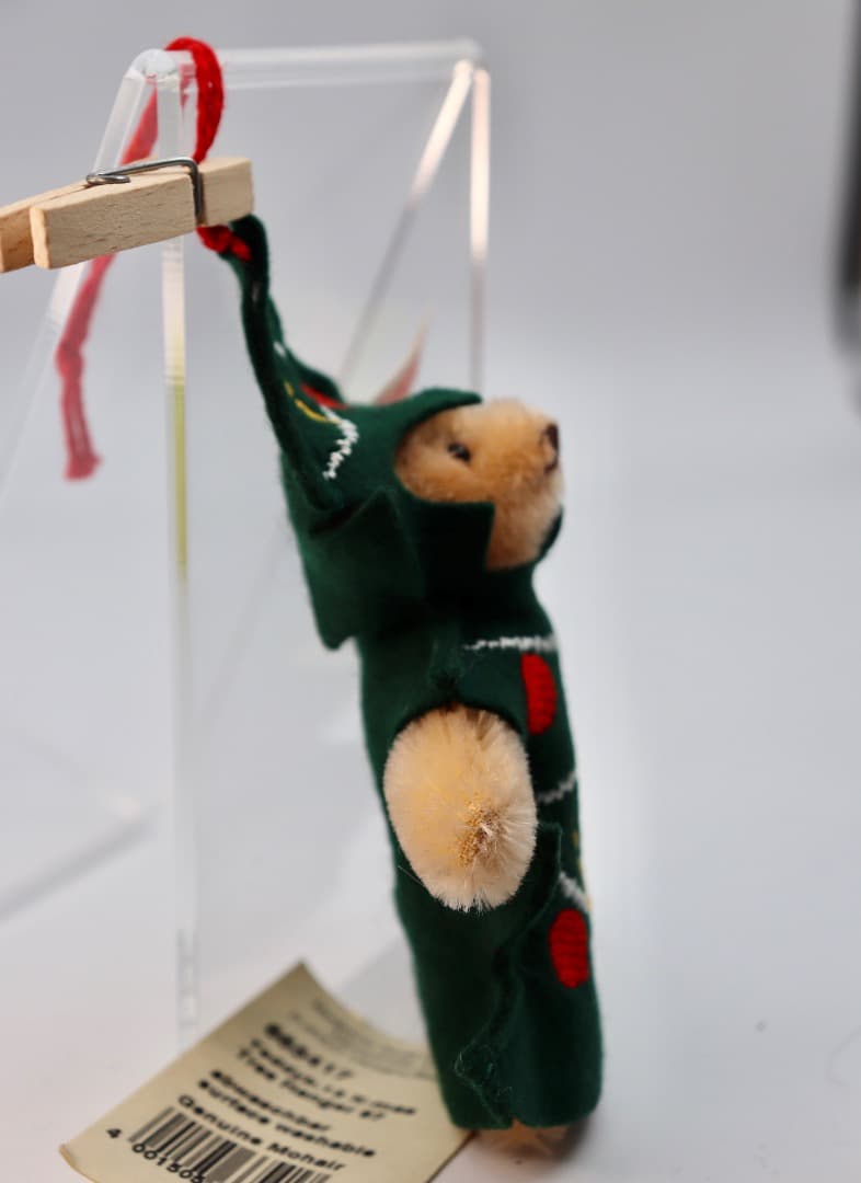 STEIFF クリスマスツリー・オーナメント・ベア1997年 ぬいぐるみ12cm