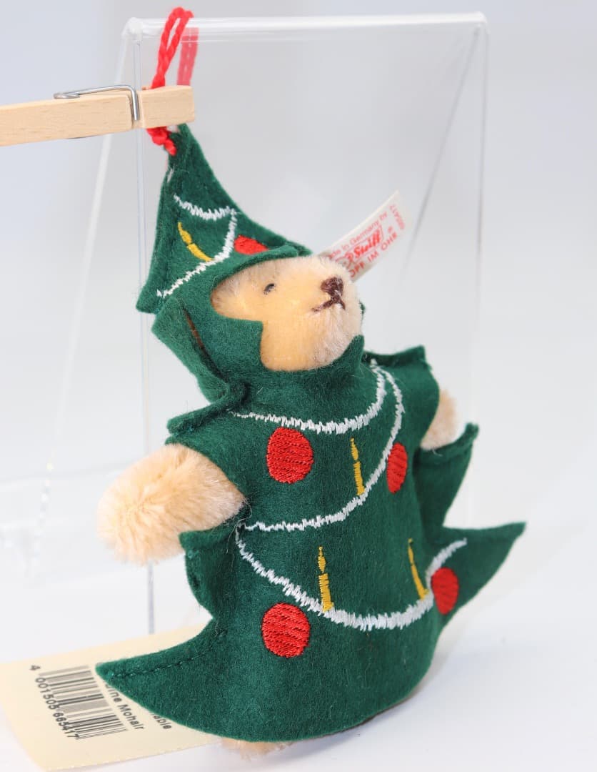 STEIFF クリスマスツリー・オーナメント・ベア1997年 ぬいぐるみ12cm