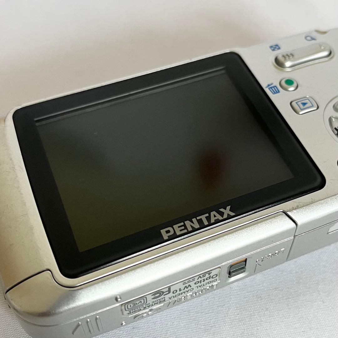 【完動品】PENTAX Optio W10 デジタルカメラ 動作確認済み