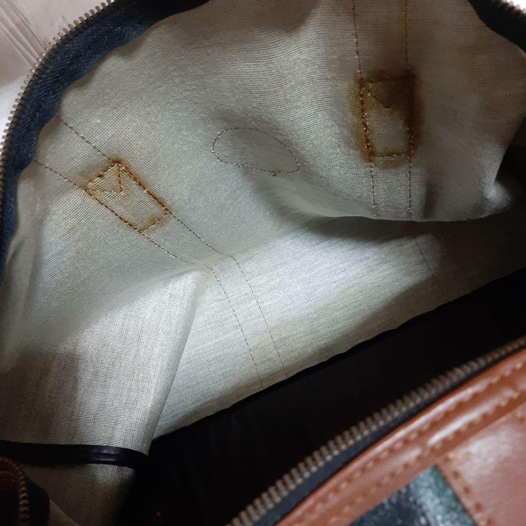 ボストンバッグ 旅行　修学旅行　帰省　ビジネス　出張　深緑❌緑　チェック