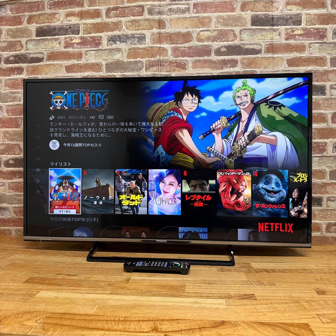 パナソニック 49V型 4K液晶テレビ ビエラ TH-49DX600 動画アプリ