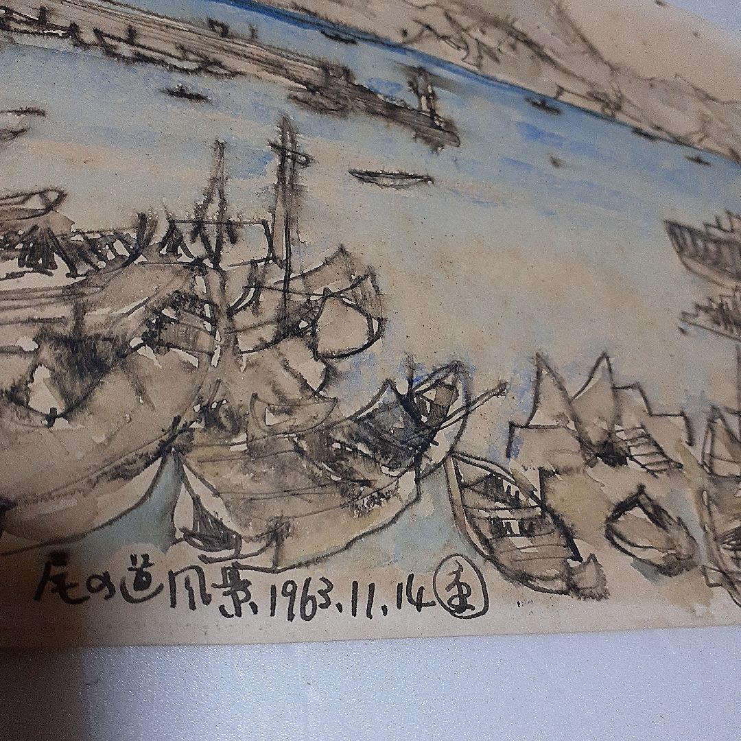 風景画スケッチ　尾道風景画