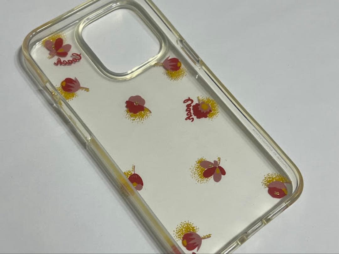 COACH iPhone13Pro ケース 花柄 C8105