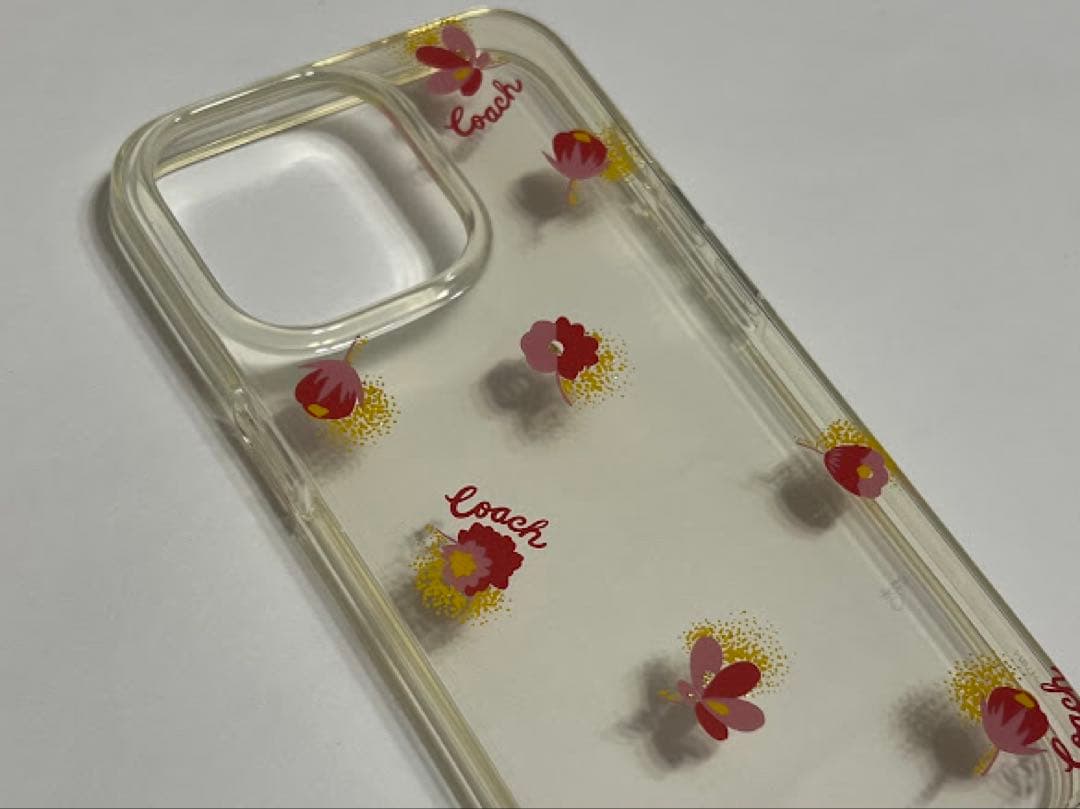 COACH iPhone13Pro ケース 花柄 C8105