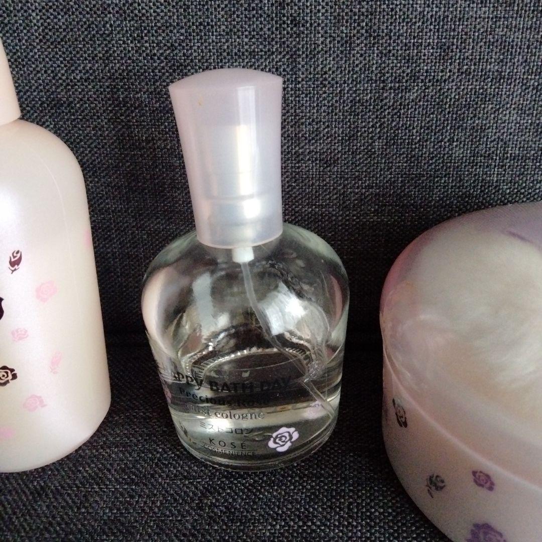 【廃盤品】HAPPY BATH DAY Precious　3点セット　バラの香り