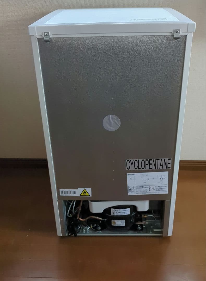 comfee 二段式冷蔵庫 ホワイト 90L 右開き