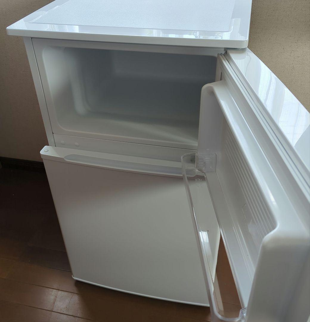 comfee 二段式冷蔵庫 ホワイト 90L 右開き