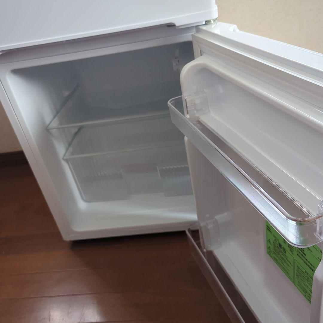 comfee 二段式冷蔵庫 ホワイト 90L 右開き