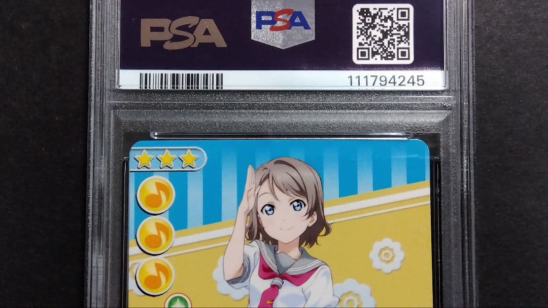 PSA10・9「渡辺曜 桜内梨子」スクコレ サイン入SEC 連番 ラブライブ!