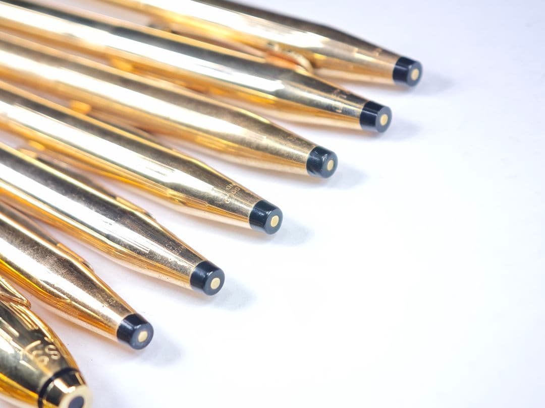 CROSS 金張り ボールペン まとめ 14kt 18kt クロス