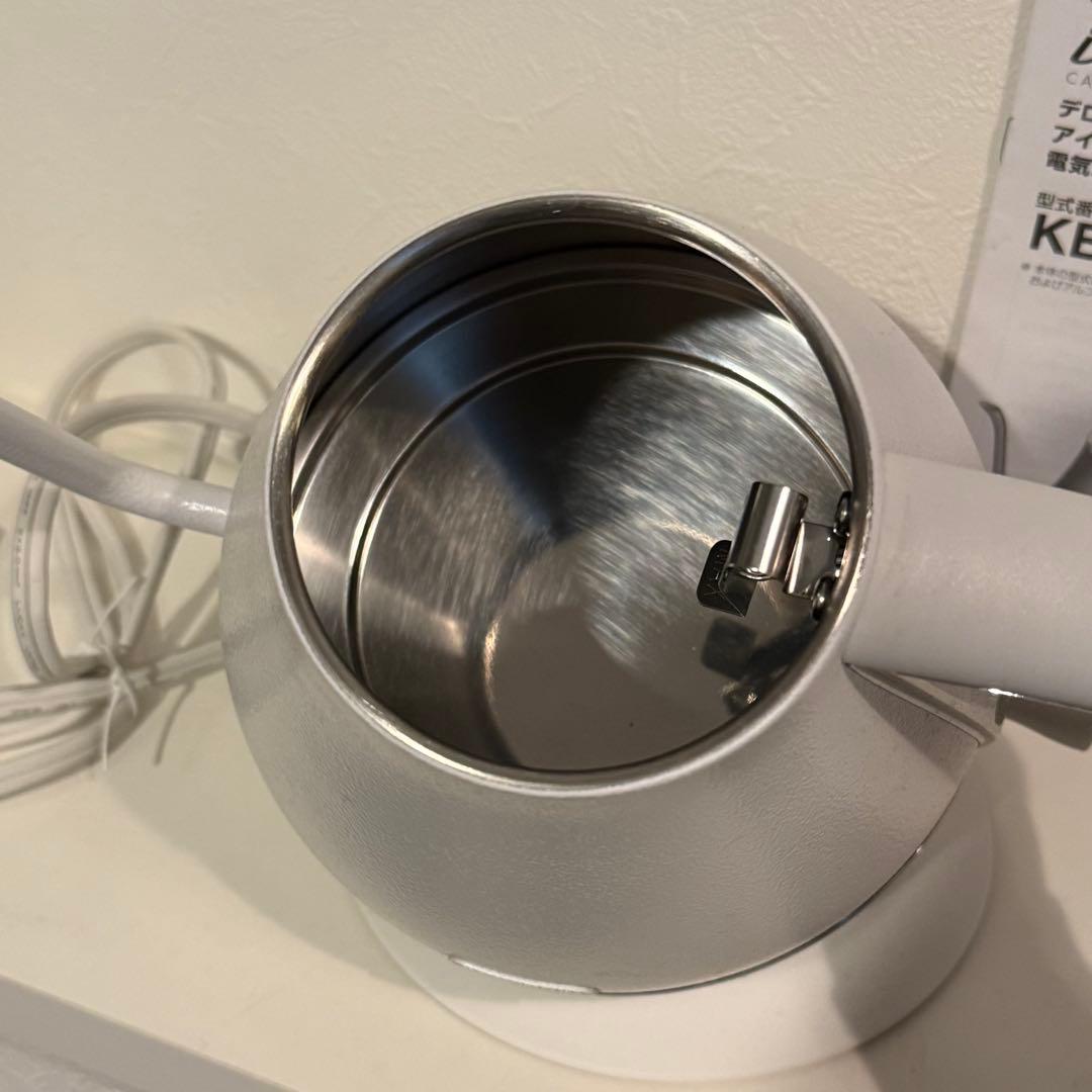 デロンギ 電気ケトル KBOE1220J ホワイト