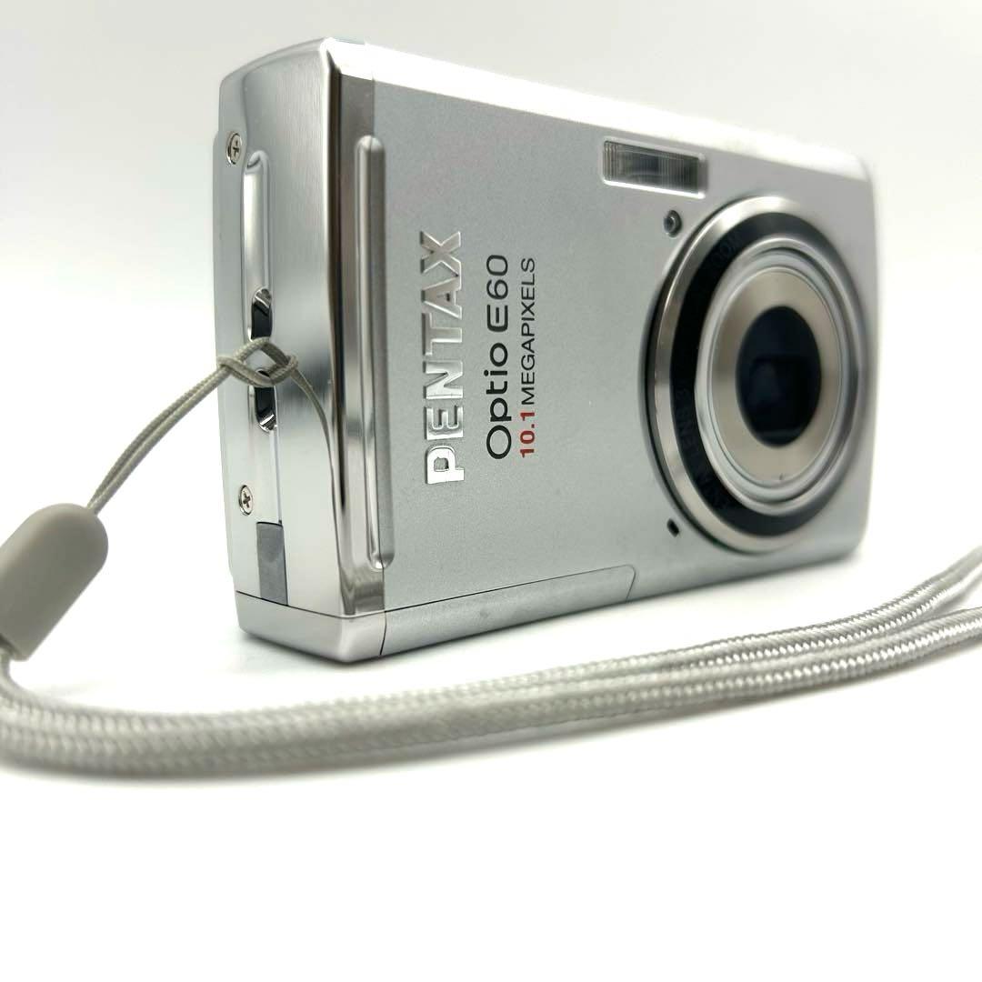 【完動品】PENTAX Optio E60 シルバー 10.1メガピクセル