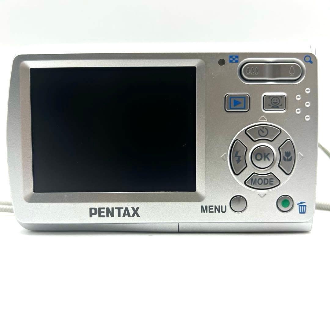 【完動品】PENTAX Optio E60 シルバー 10.1メガピクセル