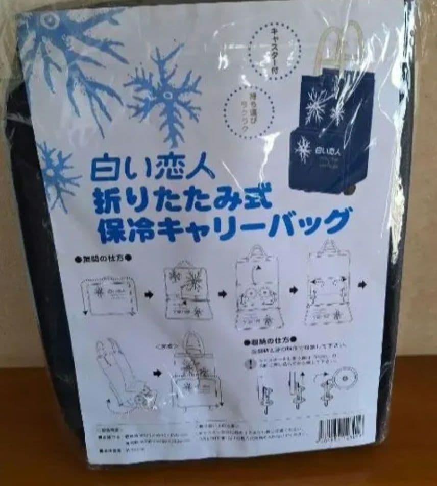 折りたたみ式保冷キャリーバッグ