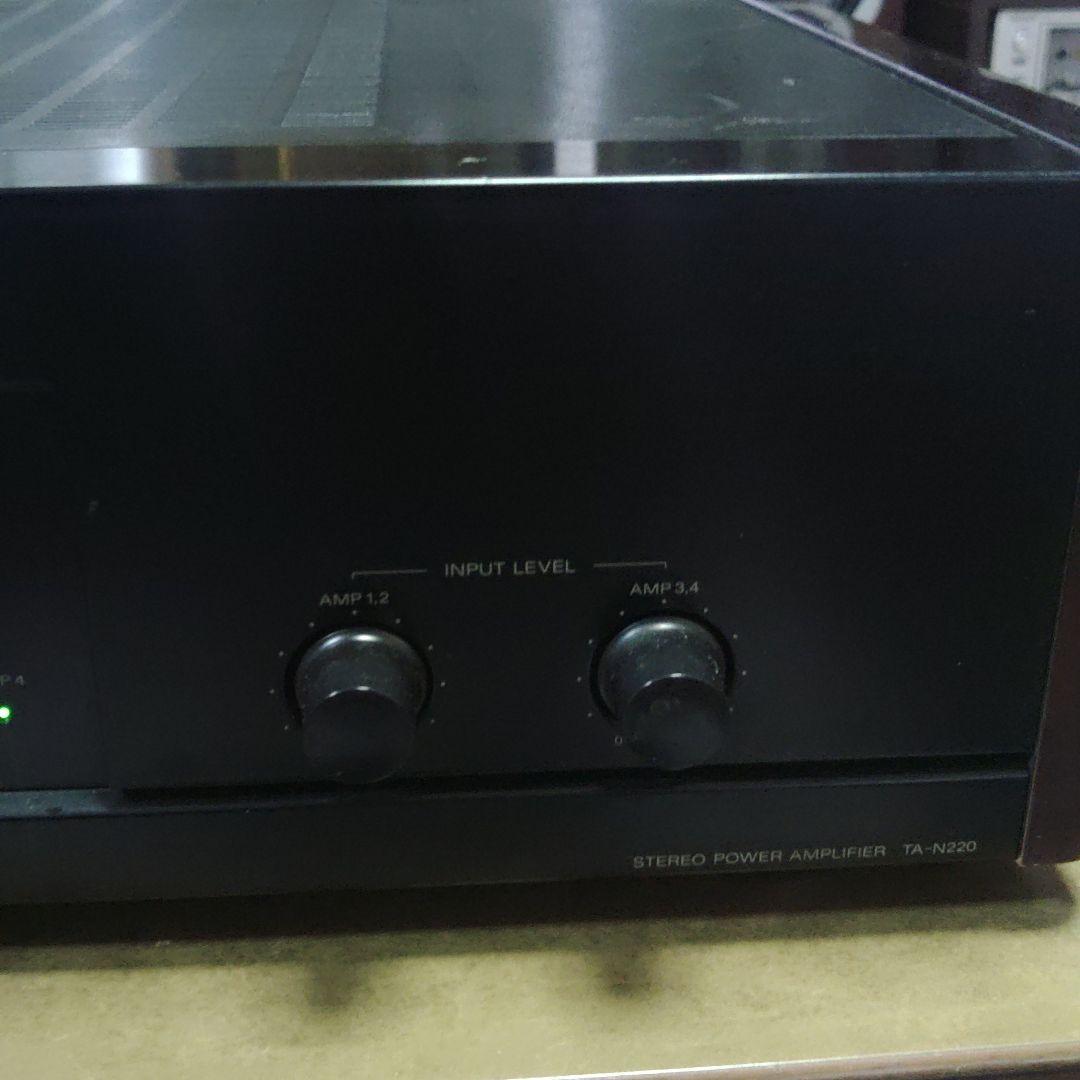 SONY　ソニー　ta-n220 パワーアンプ　サイドウッド　動作品