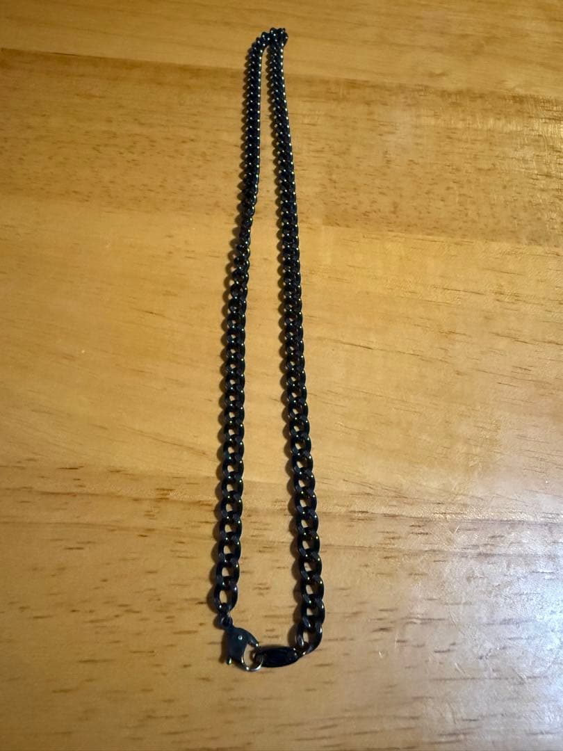 炭化チタンチェーンネックレス45cm