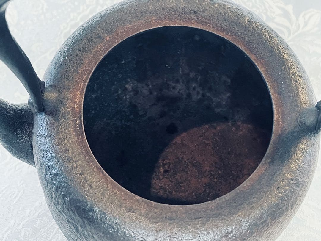 再値下げ❗️南部鉄器　鋳鉄製龍門鉄瓶　岩戸作