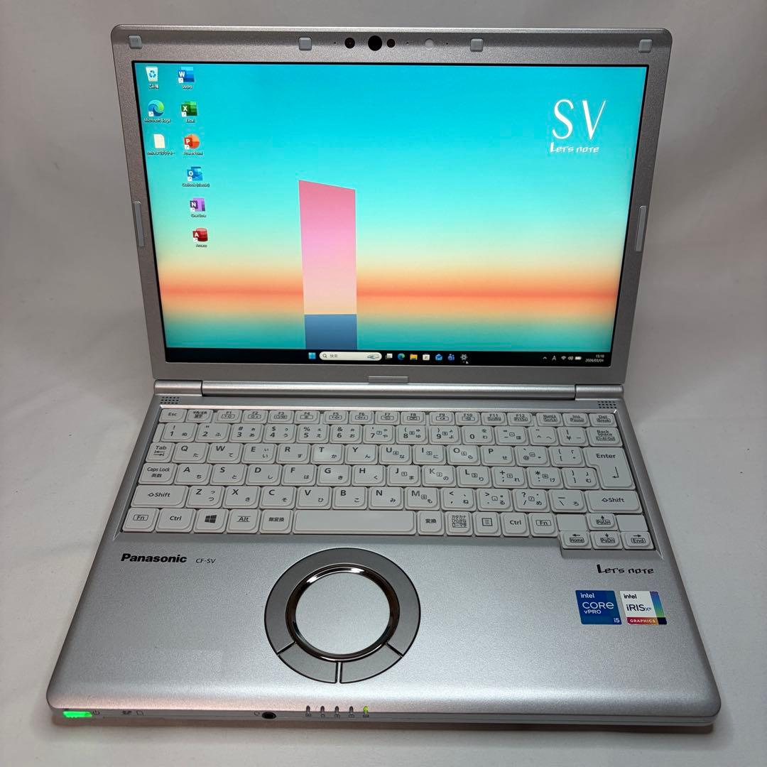 準美品 LTE Let'sNote SV1 11世代 i5 16GB 256GB