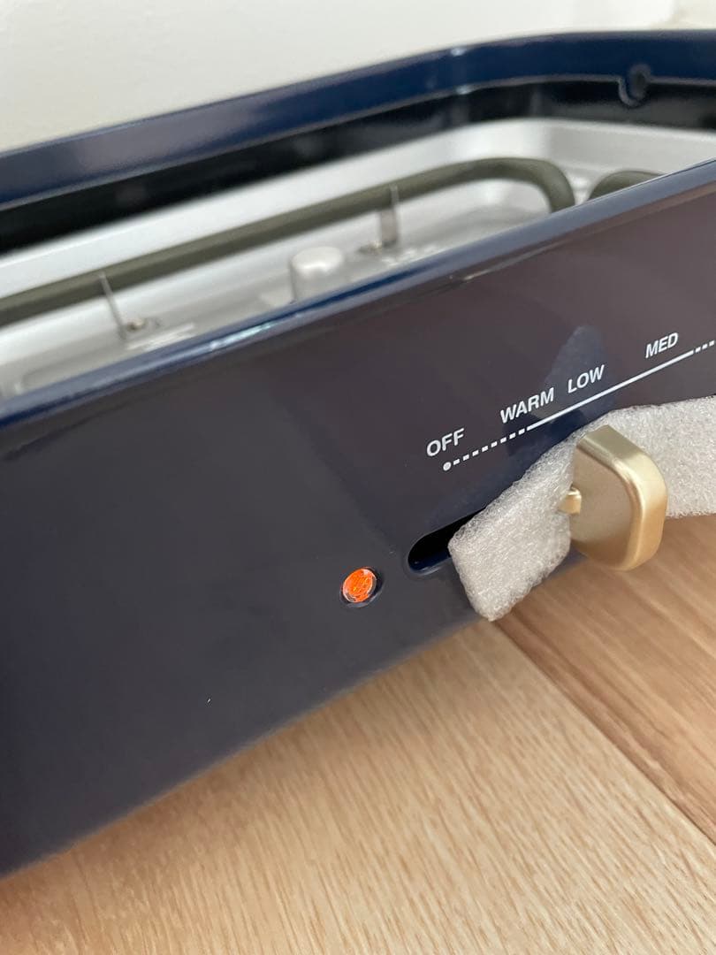 未使用BRUNO コンパクトホットプレート ネイビー色BOE021 たこ焼き機