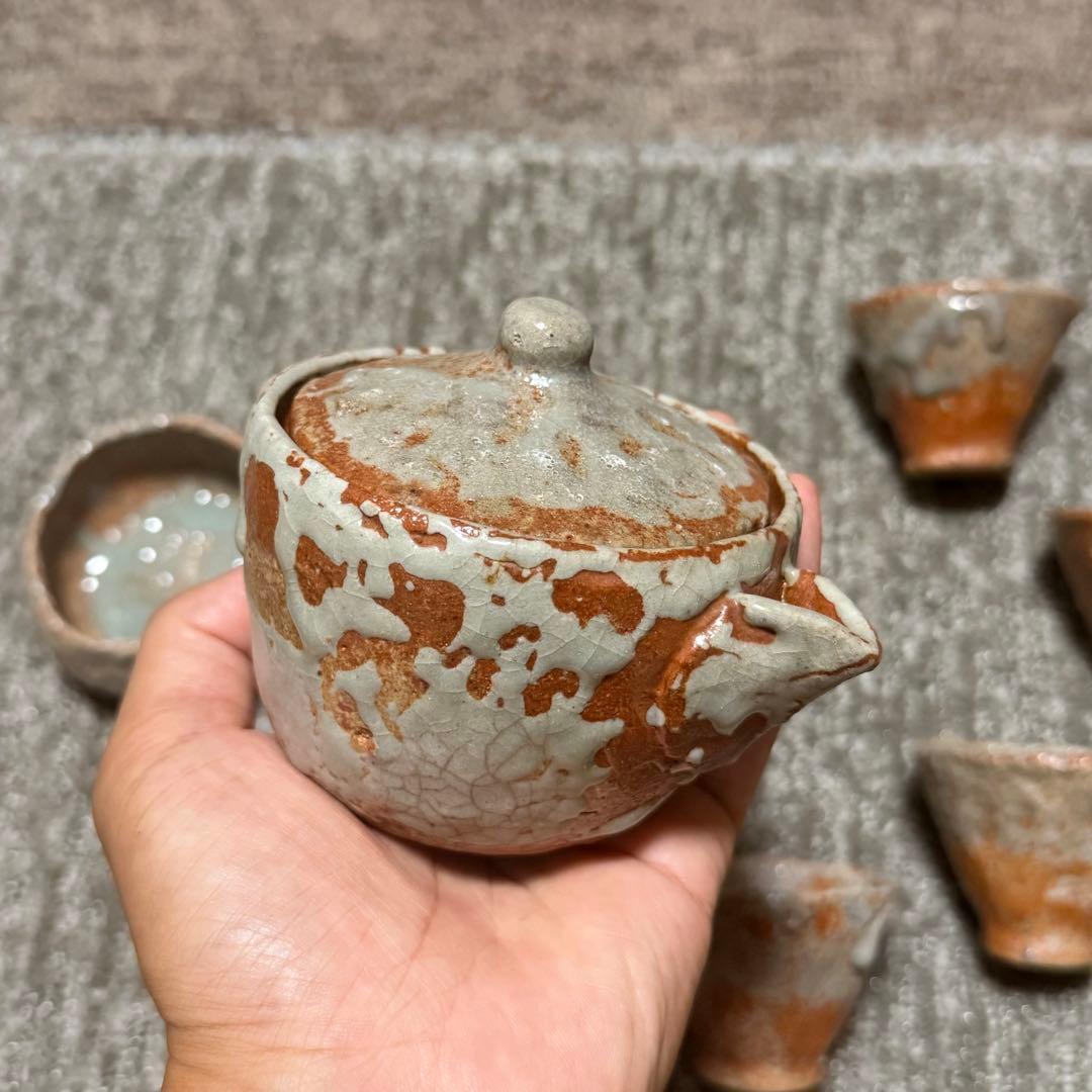 在銘 陶印 茶道具/煎茶道具/茶器/急須/土瓶/宝瓶/湯冷まし/陶器/骨董品