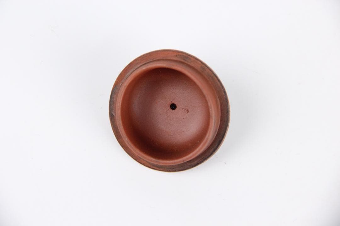 中国宜興製 紫砂壺 朱泥 小壺 煎茶道具 茶壺 急須 茶器 紫砂 EU11-4