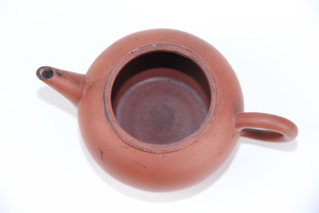 中国宜興製 紫砂壺 朱泥 小壺 煎茶道具 茶壺 急須 茶器 紫砂 EU11-4