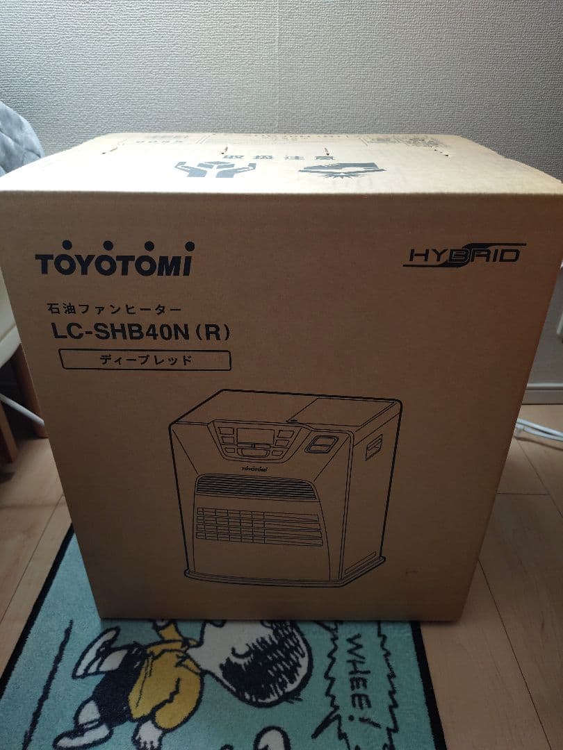 新品未使用　トヨトミ ハイブリッド 石油ファンヒーター　LC-SHB40N(R)