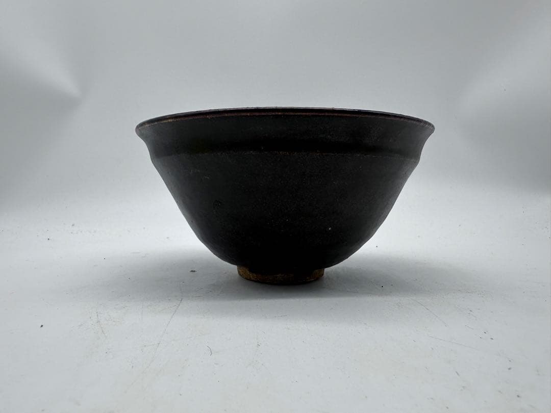 中国美術　骨董品　黒釉　茶碗　アンティーク　古道具