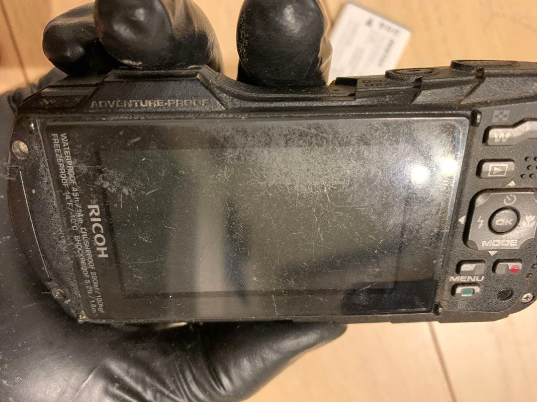 (動作品)RICOH WG-40 防水コンパクトデジタルカメラ