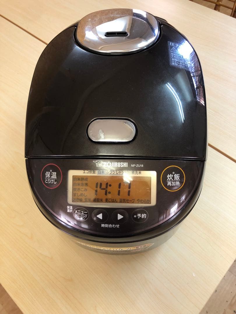 Zojirushi NP-ZU18 象印 一升 厚釜 圧力IH 炊飯器