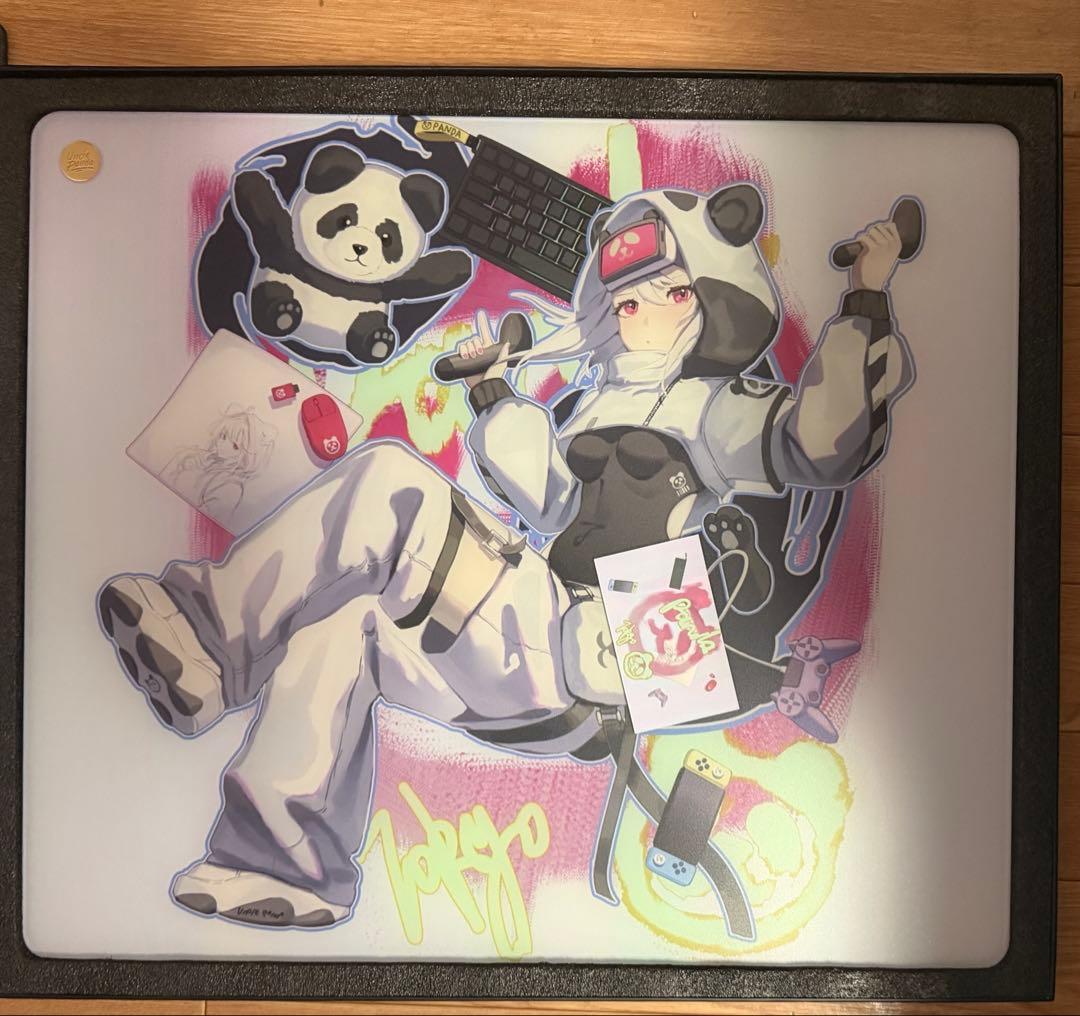 ガラスマウスパッド Uncle Panda NODE
