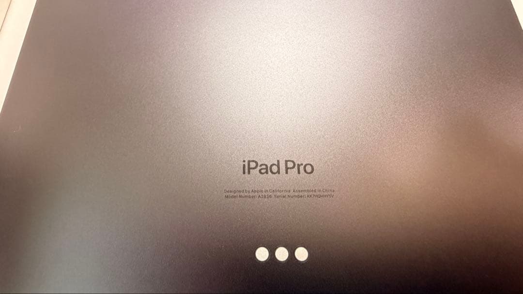 iPad本体 APPLE iPad Pro M4 2024 1TB wi-fi