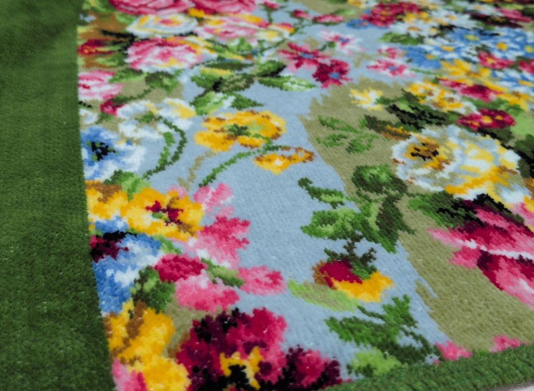 【新品・未使用】FEILER マルチクロス 花柄 75x75cm