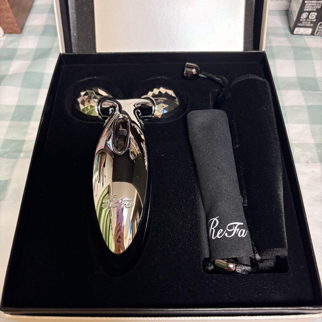 ReFa クリアローラー シルバー ストラップ付き