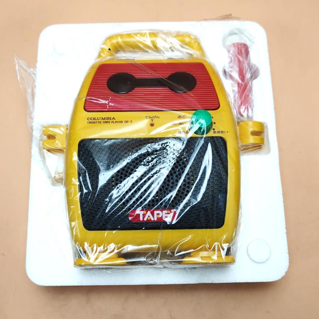 【未使用品】 COLUMBIA カセットテーププレーヤー GP-7 ちびっこ7