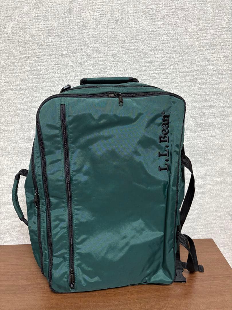 【エルエルビーン】美品・希少L.L. Bean ガーメントバッグ ダークグリーン