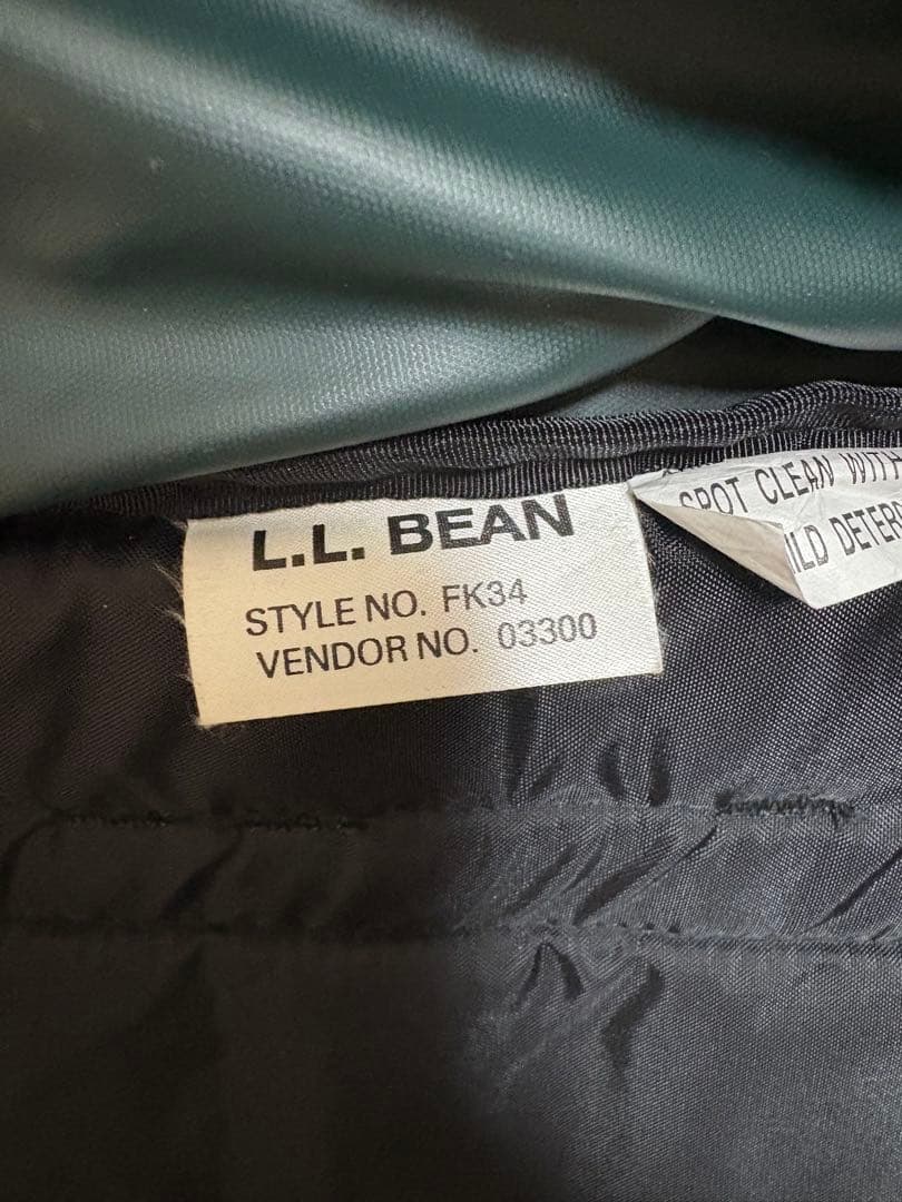【エルエルビーン】美品・希少L.L. Bean ガーメントバッグ ダークグリーン