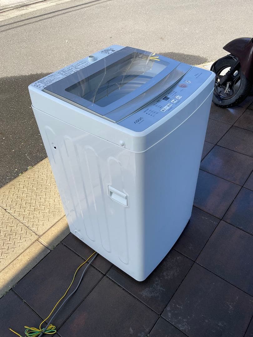 【洗浄除菌済み】アクア全自動洗濯機・冷凍冷蔵庫セット販売　2022年製