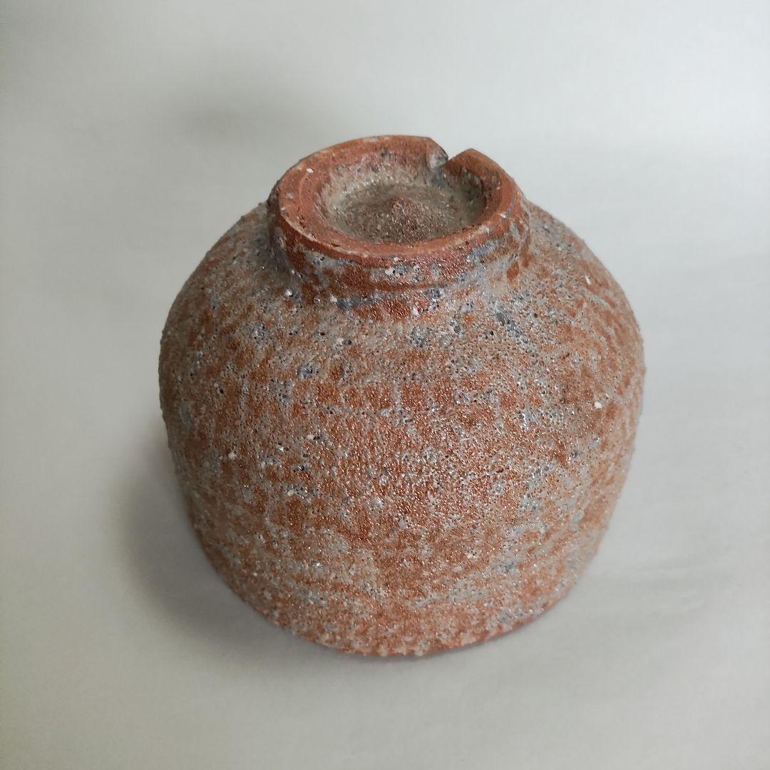 大和松雁　萩焼茶碗　大和松緑