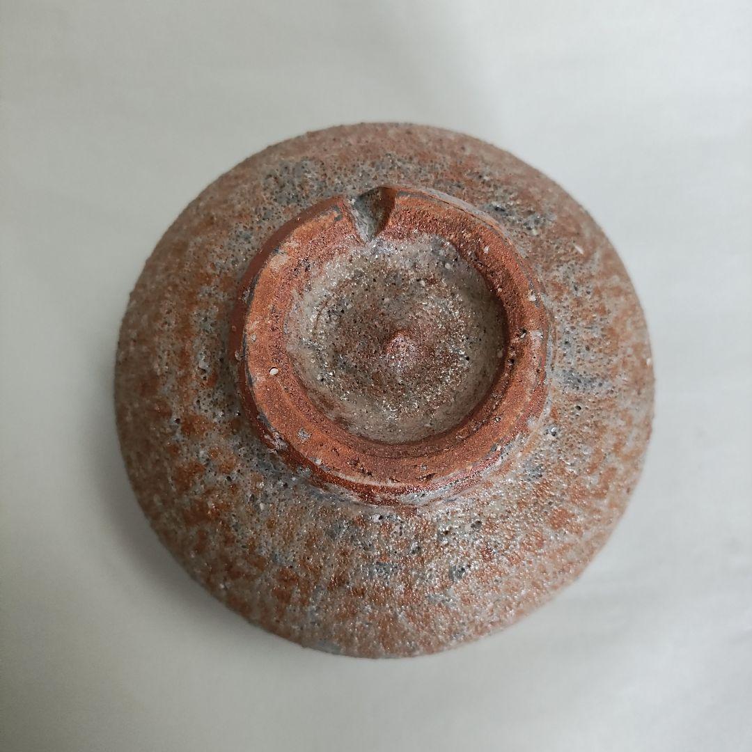 大和松雁　萩焼茶碗　大和松緑