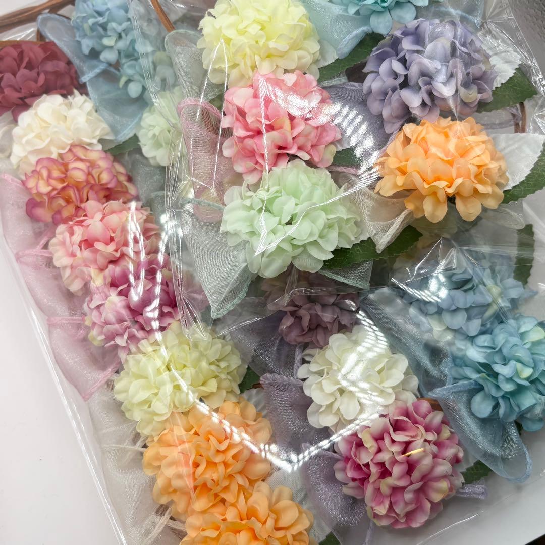 トリミングチョーカー　あじさい　梅雨　30本　113