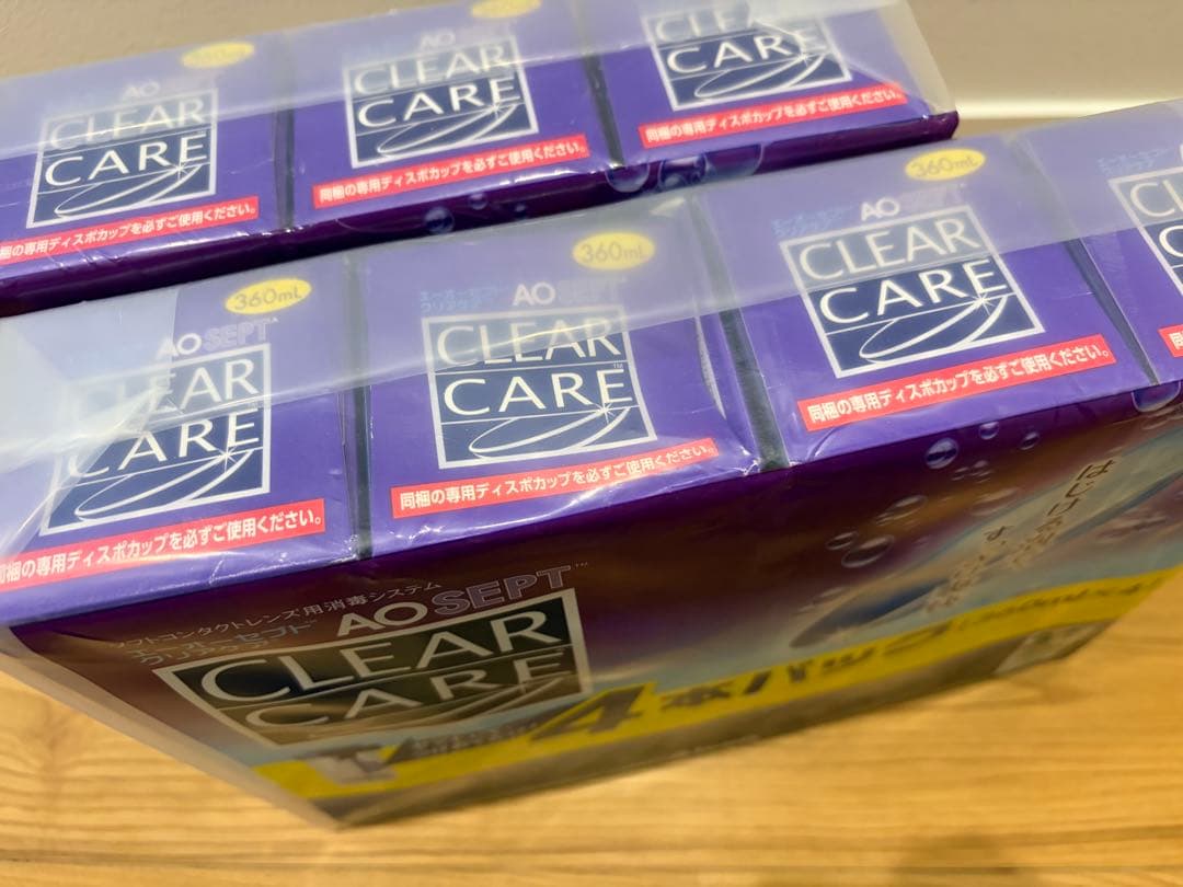 Alcon CLEAR CARE 360ml×4本パック×2セット