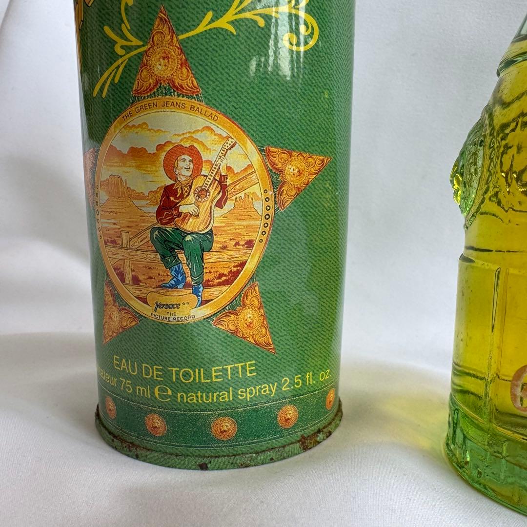 希少 ヴェルサーチ グリーンジーンズ オードトワレ 75ml 廃盤　香水