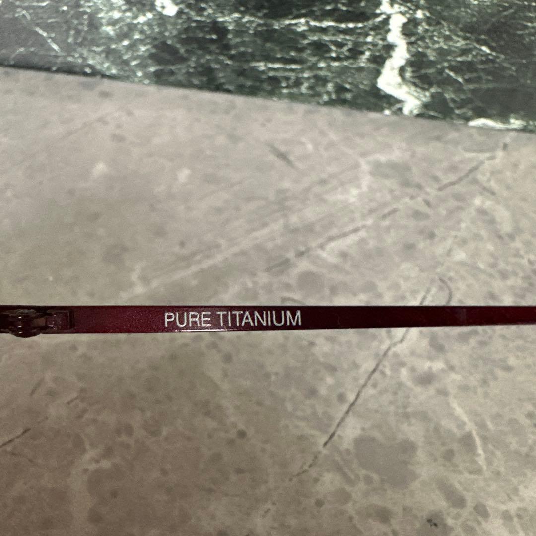 【美品】theo dupin PURE TITANIUM 162 メガネフレーム