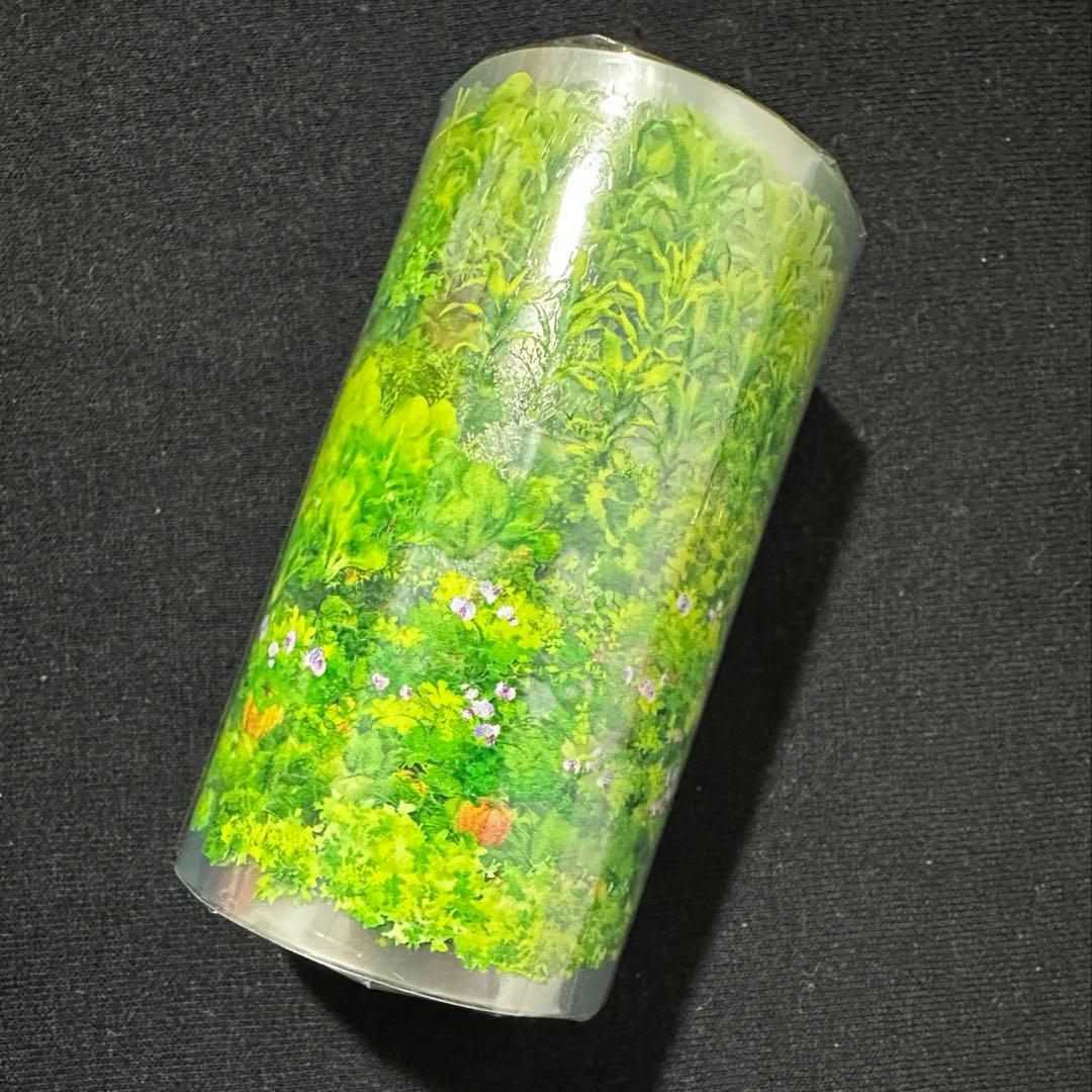 【9638】海外　5m巻　PETマスキングテープ　田圃　野菜園　自然装飾系